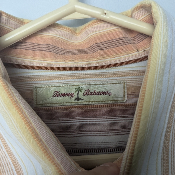 TOMMY BAHAMA Stripes Casual Buttons Down Men Shirt Size L 70' Style And Colors - Picture 3 of 8
